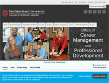 Tablet Screenshot of osuvetjobs.org